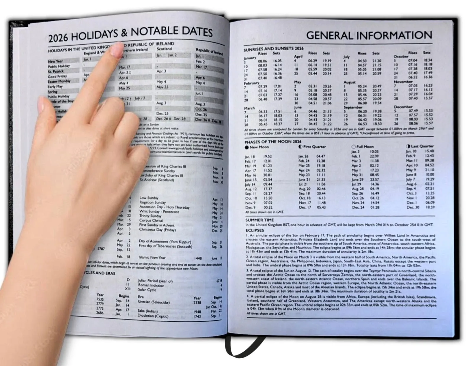 2026 A4 A5 A6 Day to Page / Week To View Diary Full Year Planner Desk Hardback