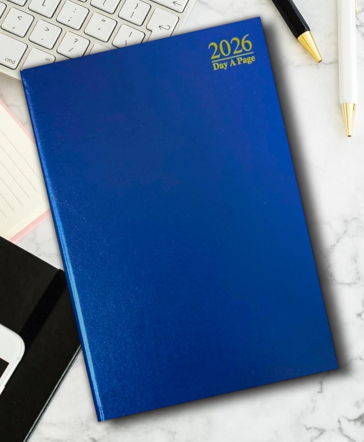 2026 Diary A5 Page A Day Diary Hardback Casebound Full Year Planner Organiser