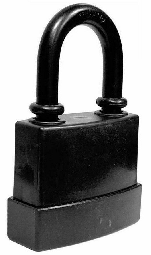 Heavy Duty Padlock Short Shackle 45mm Waterproof 2 keys Security Outdoor Shed UK