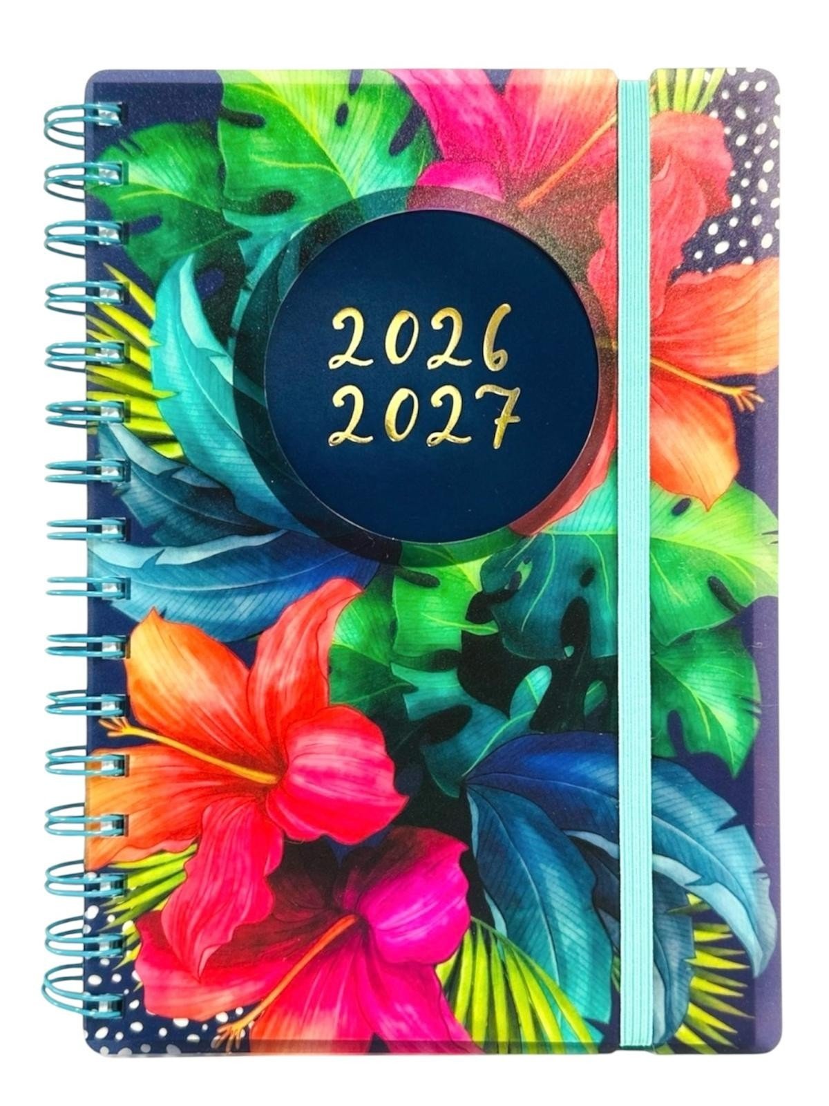 2026-2027 ACADEMIC A5 DAY A PAGE MID YEAR SPIRAL PP COVER STUDENT TEACHER DIARY