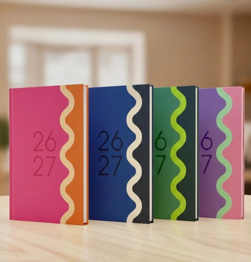 2026-2027 A5 Day to Page Academic Mid year Diary Student Teacher Office Diary