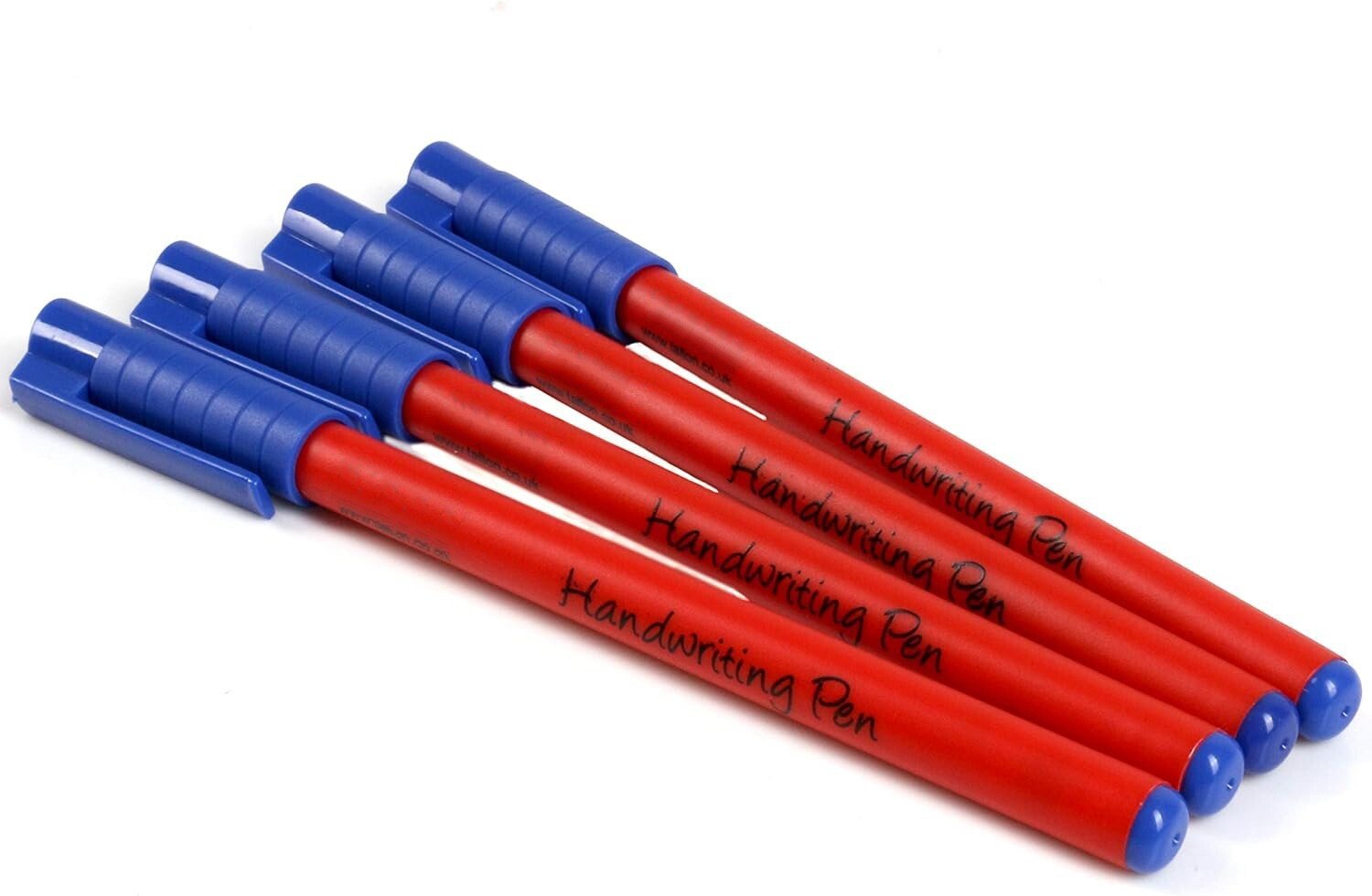 4 / 8 / 12 HANDWRITING PENS Quality Fine Tip BLUE ink School Office Stationery