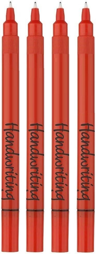 4 / 8 / 12 HANDWRITING PENS Quality Fine Tip BLUE ink School Office Stationery