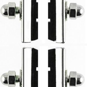 2 PAIRS BRAKE BLOCKS CYCLE BIKE BICYCLE 40MM MOUNTAIN BIKE BRAKE BLOCKS PADS
