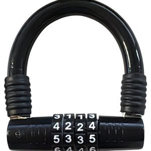 Mini Padlock 4 Digit Shackle D-Lock Combination Shed Bikes Scooter Sheds Luggage