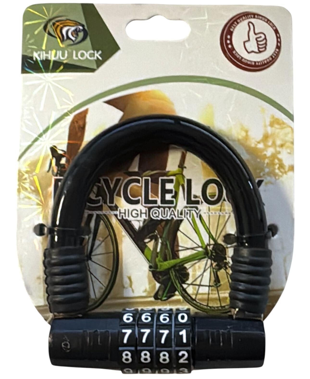 Mini Padlock 4 Digit Shackle D-Lock Combination Shed Bikes Scooter Sheds Luggage