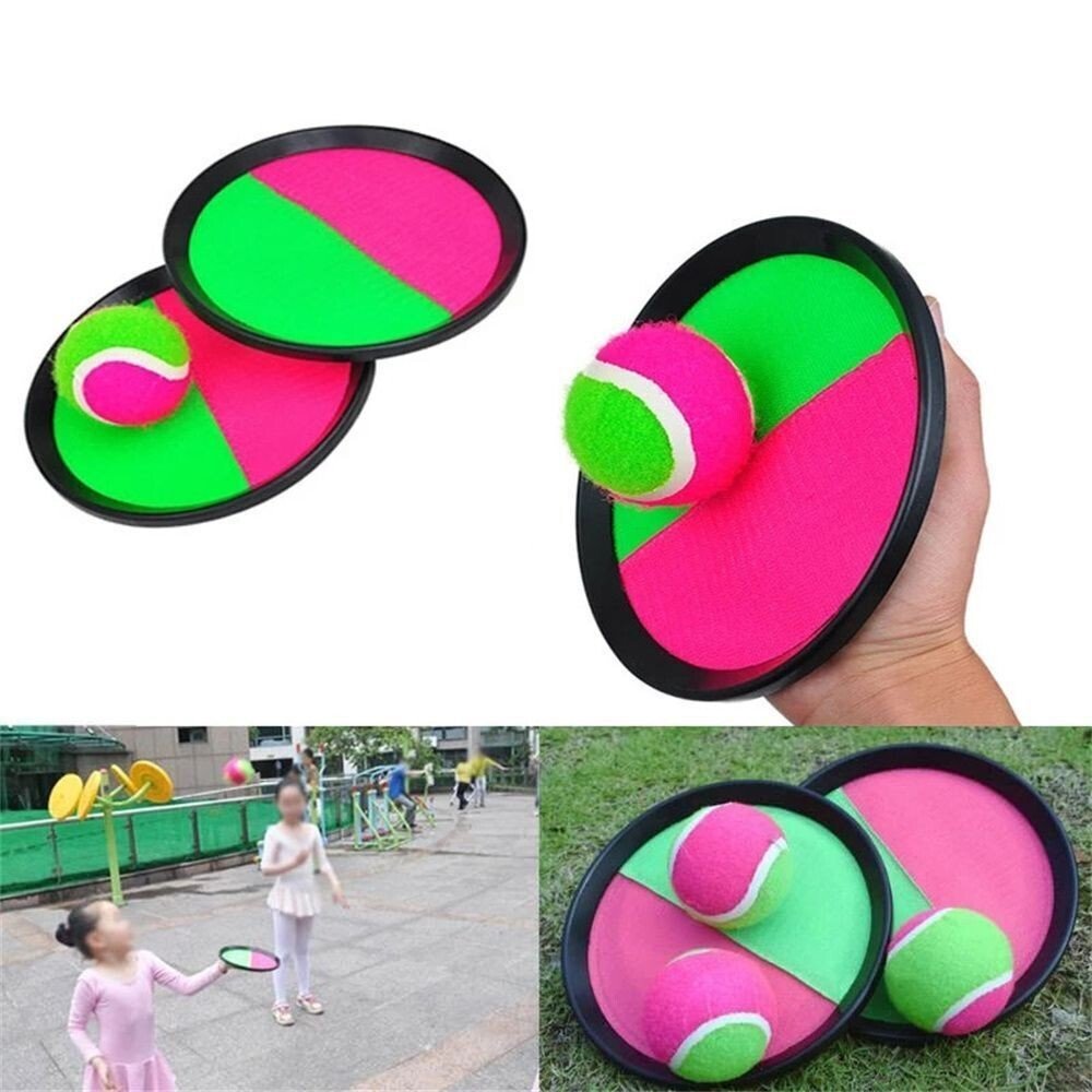 Throw & Catch Bat Ball Catcher Game Beach Garden Play Fun Novelty Kids Toy Gift