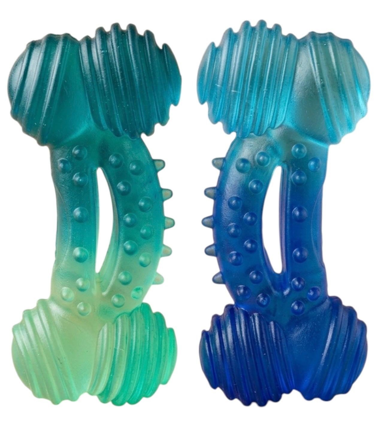 Dog Toy Puppy Chew Toy Squeaky Bone Puppy Teething Relief Aid Doggy Gift -2 Pack