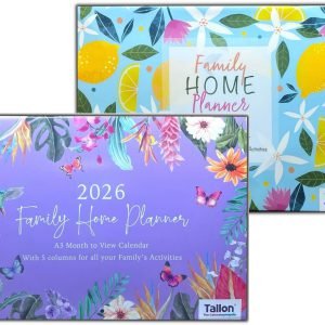 2026 Calendar Wall Monthly Planner Staff Rota Family Organiser Floral Home Decor