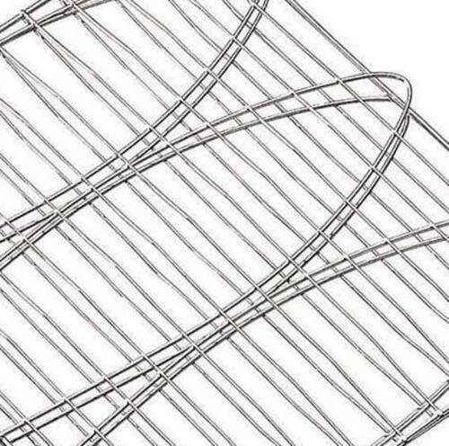 Barbecue Grilling Basket Grill BBQ Net Steak Meat Fish Veg Mesh Holder Tools UK