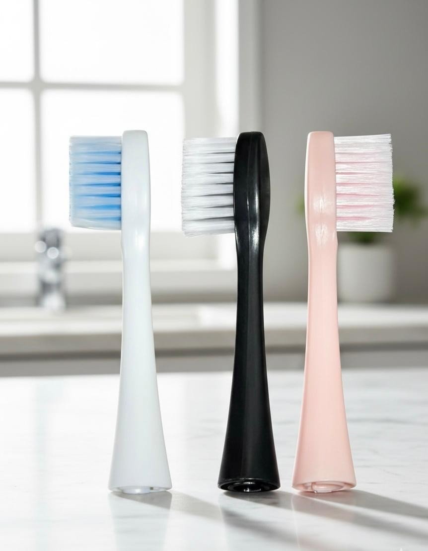Sonic Electric Toothbrush USB Rechargeable Adult IPX-7 Waterproof With 4 Heads