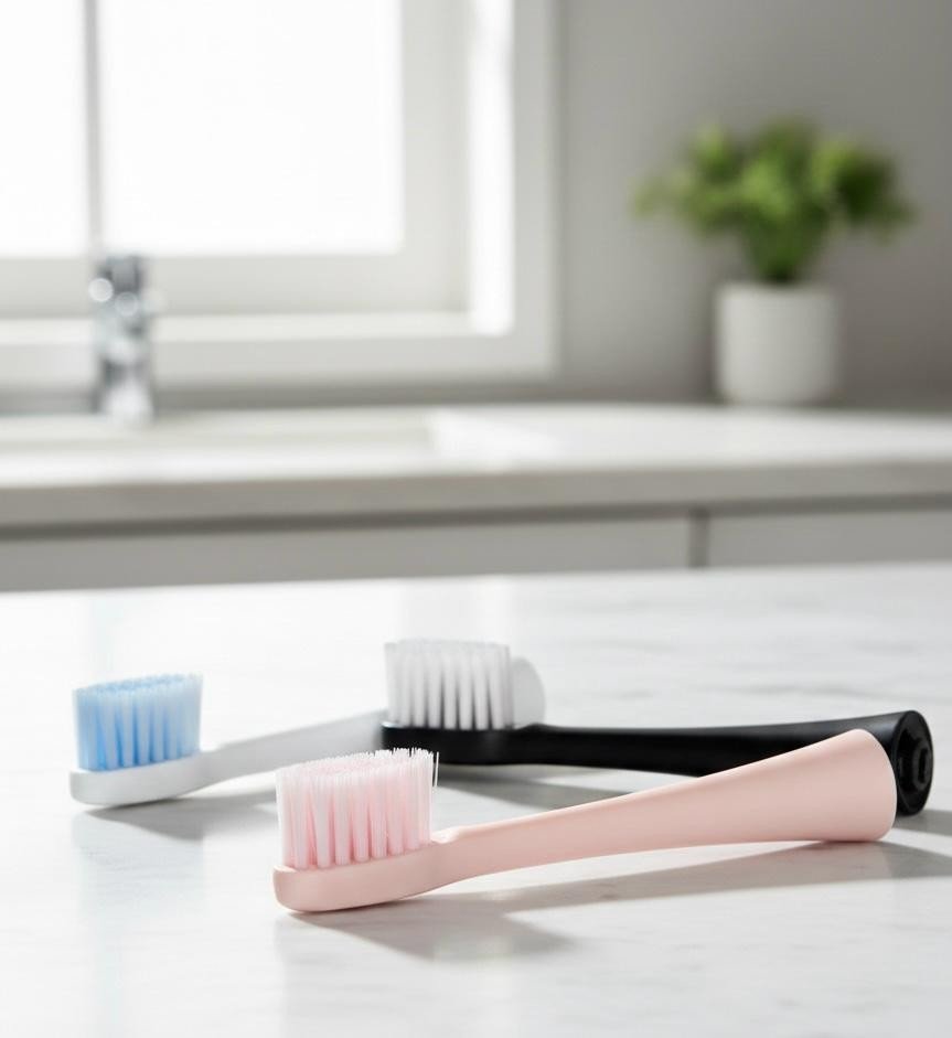 Sonic Electric Toothbrush USB Rechargeable Adult IPX-7 Waterproof With 4 Heads