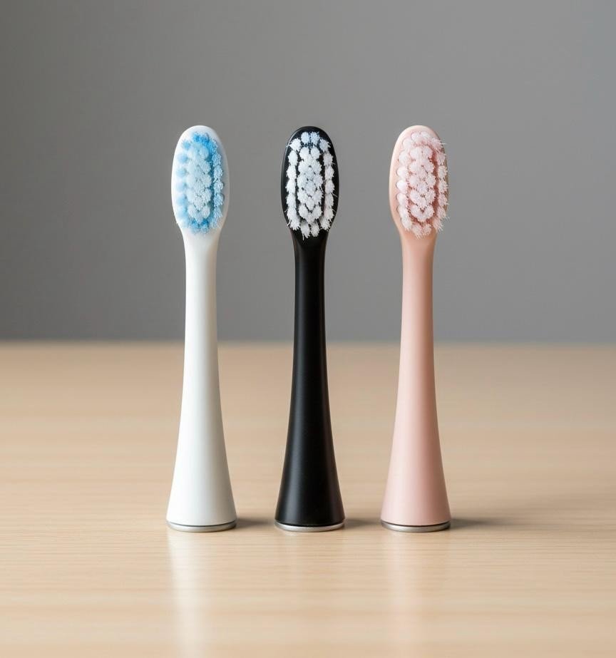 Sonic Electric Toothbrush USB Rechargeable Adult IPX-7 Waterproof With 4 Heads