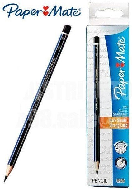 12 x Paperâ¤Mate 2B Pencils Pre-Sharpened for School, Office, Writing, Drawing