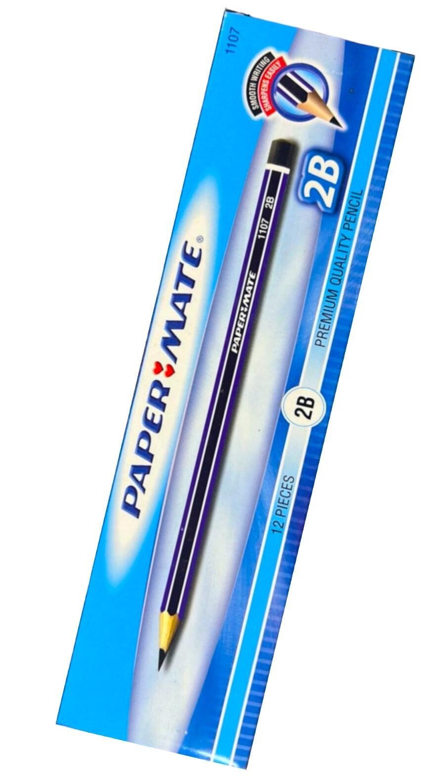 12 x Paperâ¤Mate 2B Pencils Pre-Sharpened for School, Office, Writing, Drawing
