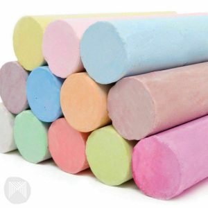 12 Coloured Chalk Sticks Blackboard Playground Pub Art Craft Kids