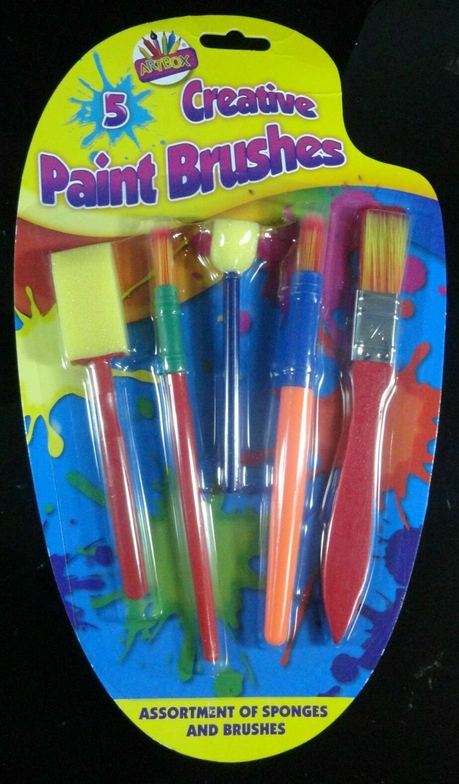 5Pcs Kids Paint Brushes Sponge Painting Brush Tool Set for Children Toddlers Hot