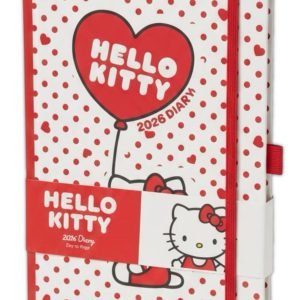2026 A5 Day A Page Hello Kitty Cover Full Year Organiser Office Daily Planner