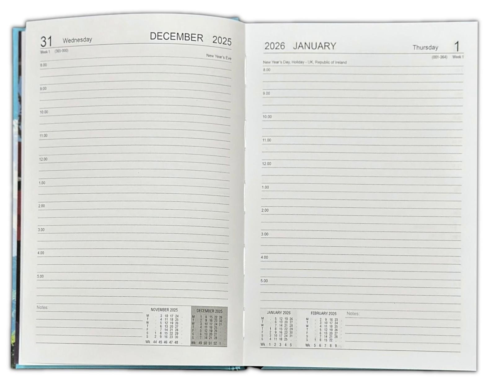 2026 A5 Day A Page Hello Kitty Cover Full Year Organiser Office Daily Planner