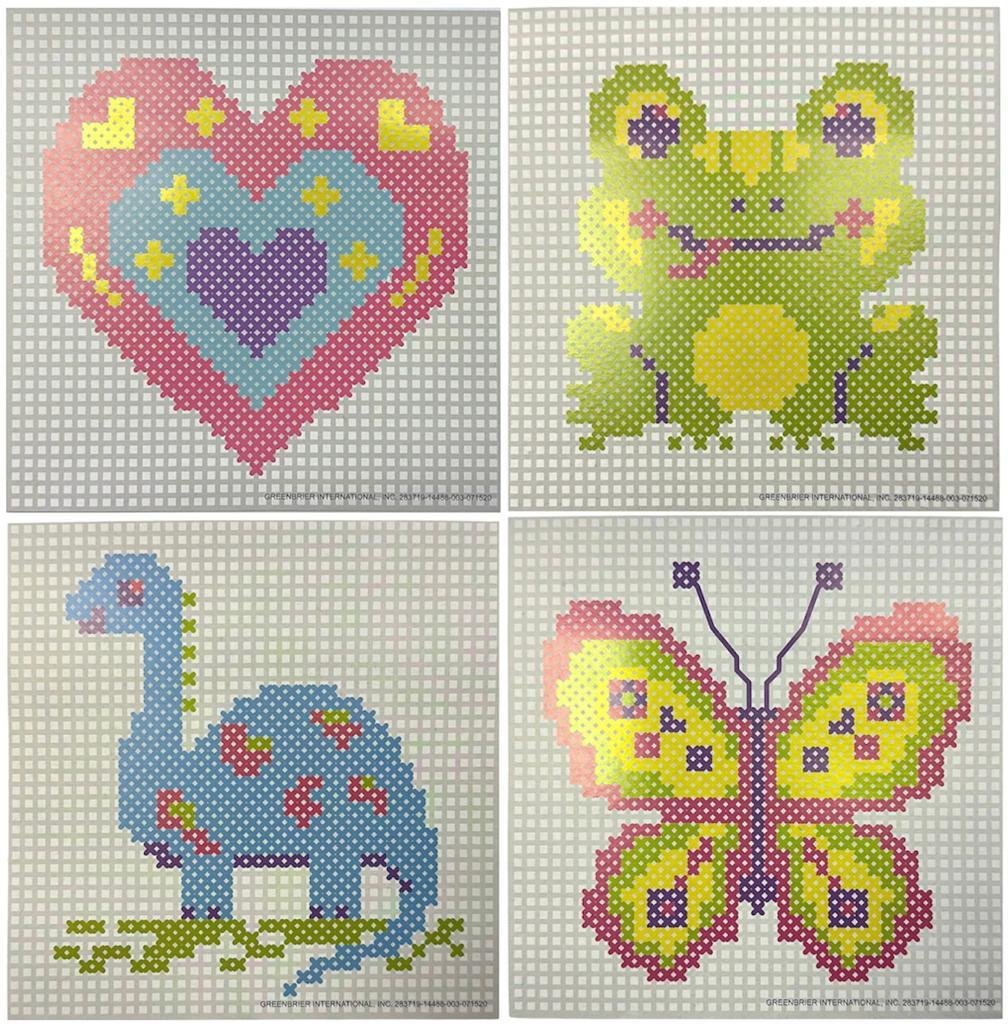 Embroidery Cross Stitch Kit Set for Beginners-Handmade Embroidery DIY Craft UK