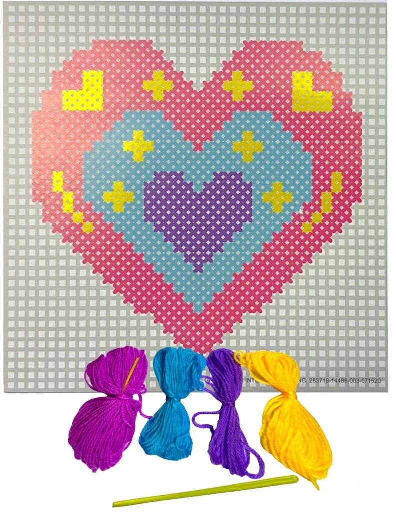 Embroidery Cross Stitch Kit Set for Beginners-Handmade Embroidery DIY Craft UK