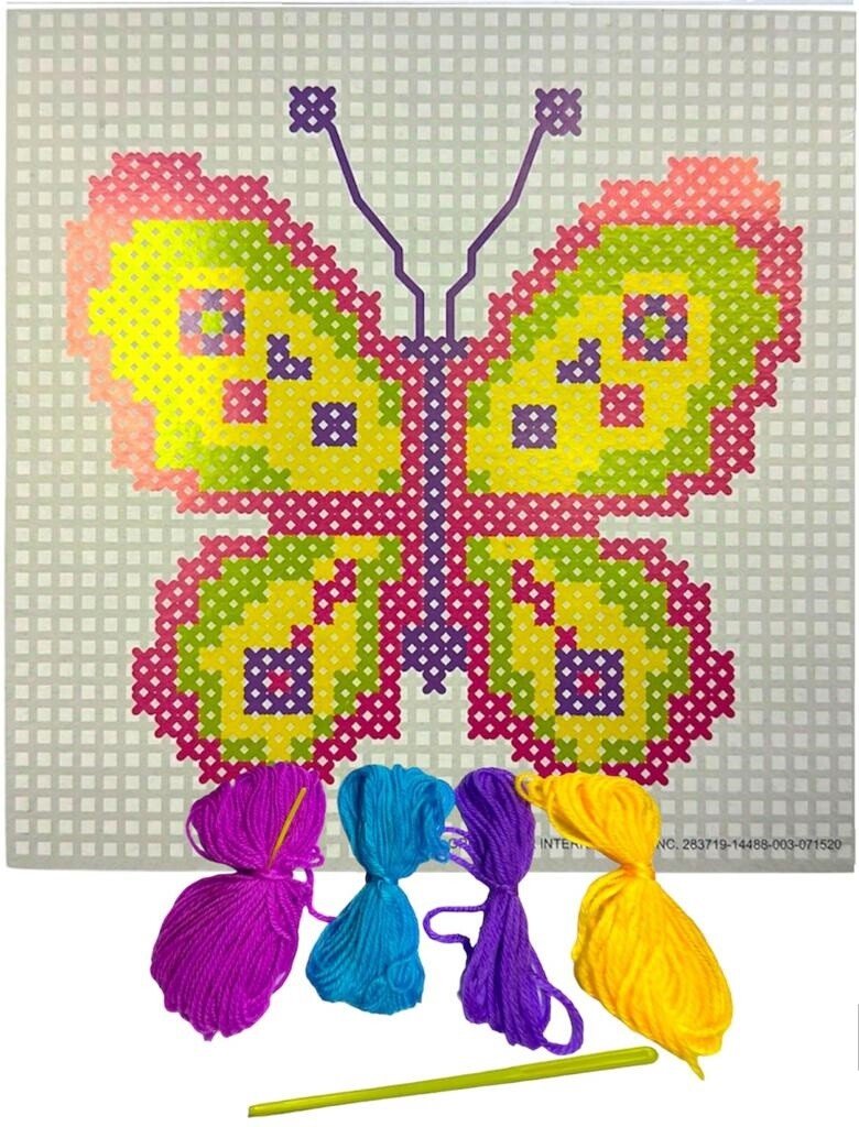 Embroidery Cross Stitch Kit Set for Beginners-Handmade Embroidery DIY Craft UK