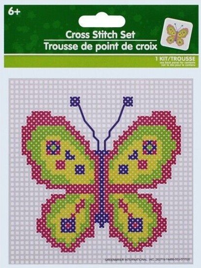 Embroidery Cross Stitch Kit Set for Beginners-Handmade Embroidery DIY Craft UK