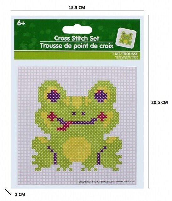Embroidery Cross Stitch Kit Set for Beginners-Handmade Embroidery DIY Craft UK