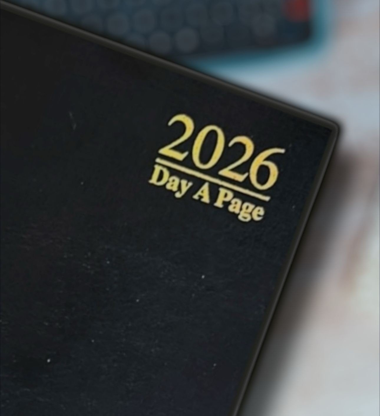 2026 diary A4/A5/A6 Page a Day/Week to View Diary Hardback Case bound Back Cover