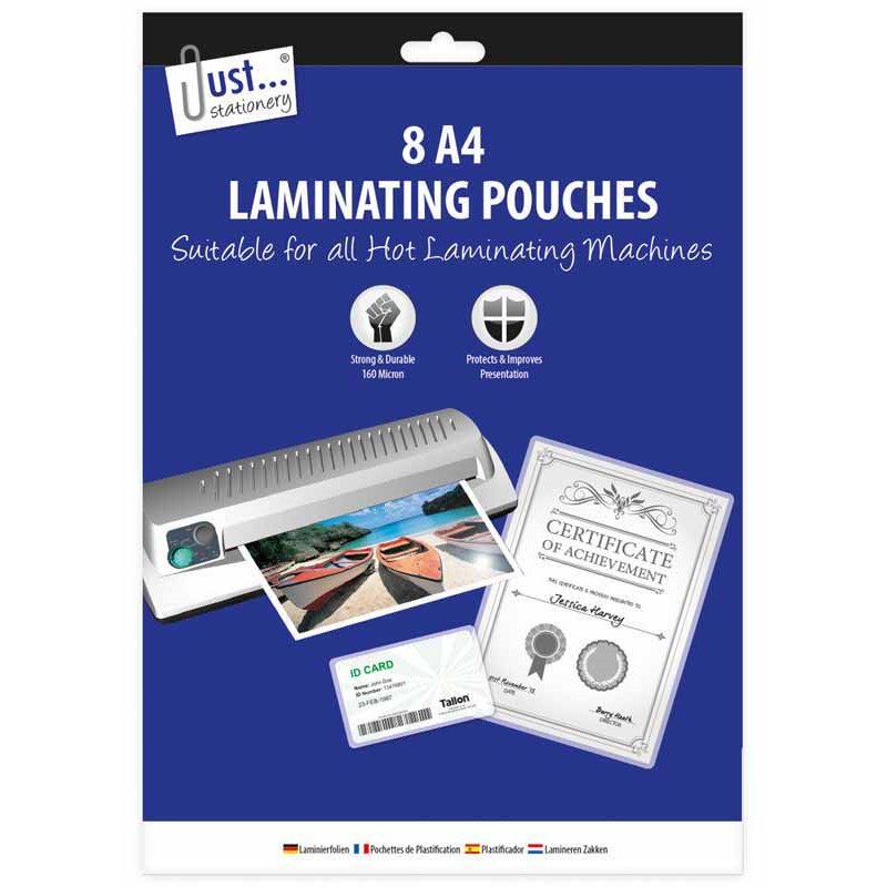 A4 / A5 Laminating Pouches Gloss 140 Micron Laminator Laminate Sheets