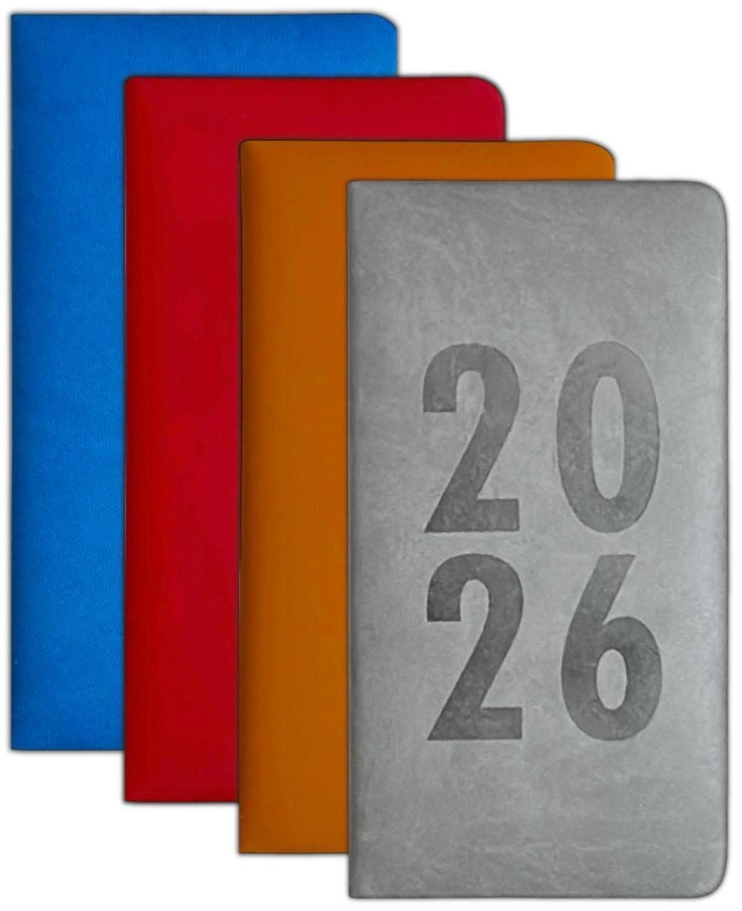 2026 DIARY POCKET SMALL / SLIM LINE METAL CORNER WEEK TO VIEW CUTE FASHION DIARY