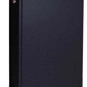 2026 A4/A5/A6 Day A page, Week To View Hard Backed Cover Yearly Desk Diary-Black