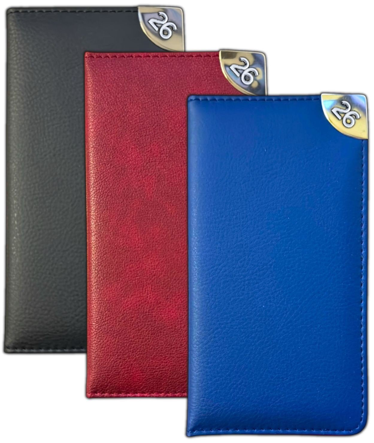 2026 DIARY POCKET SMALL / SLIM LINE METAL CORNER WEEK TO VIEW CUTE FASHION DIARY