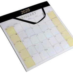 2026 MONTH TO VIEW MEDIUM PLANNER QUALITY CALENDER WALL RIBBON HANGING PLANNER