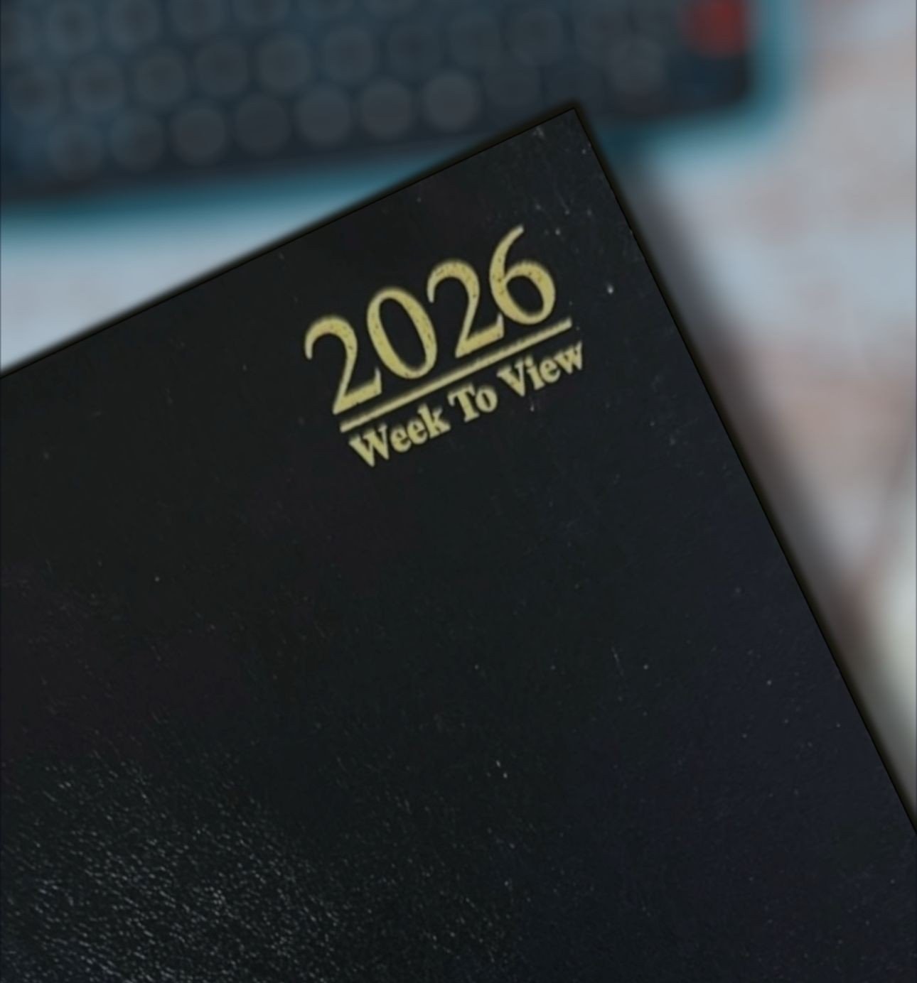 2026 diary A4/A5/A6 Page a Day/Week to View Diary Hardback Case bound Back Cover