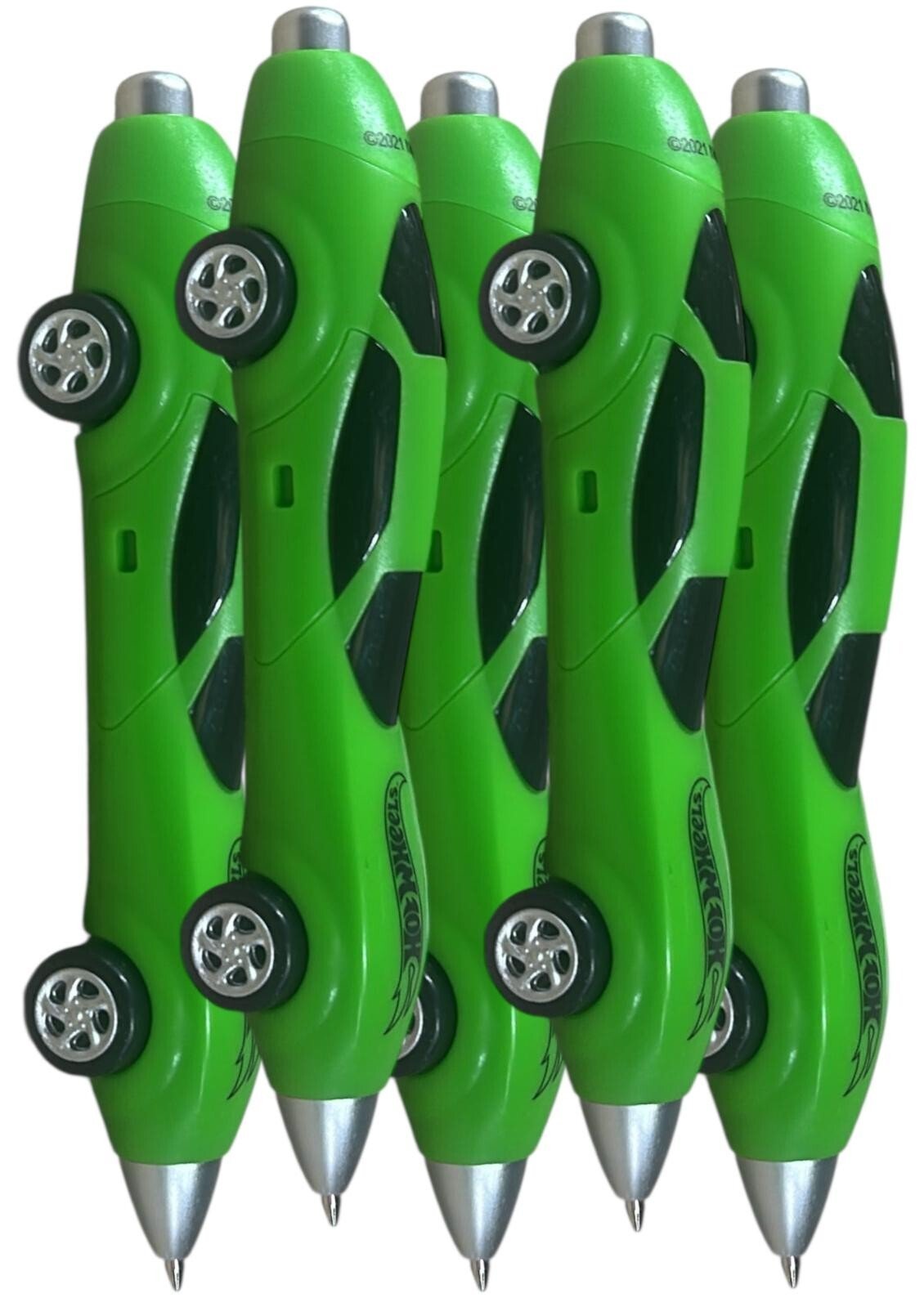 5 Pack set Hot Wheels Novelty Design Racing Car Shaped Ballpoint Pen Office Gift