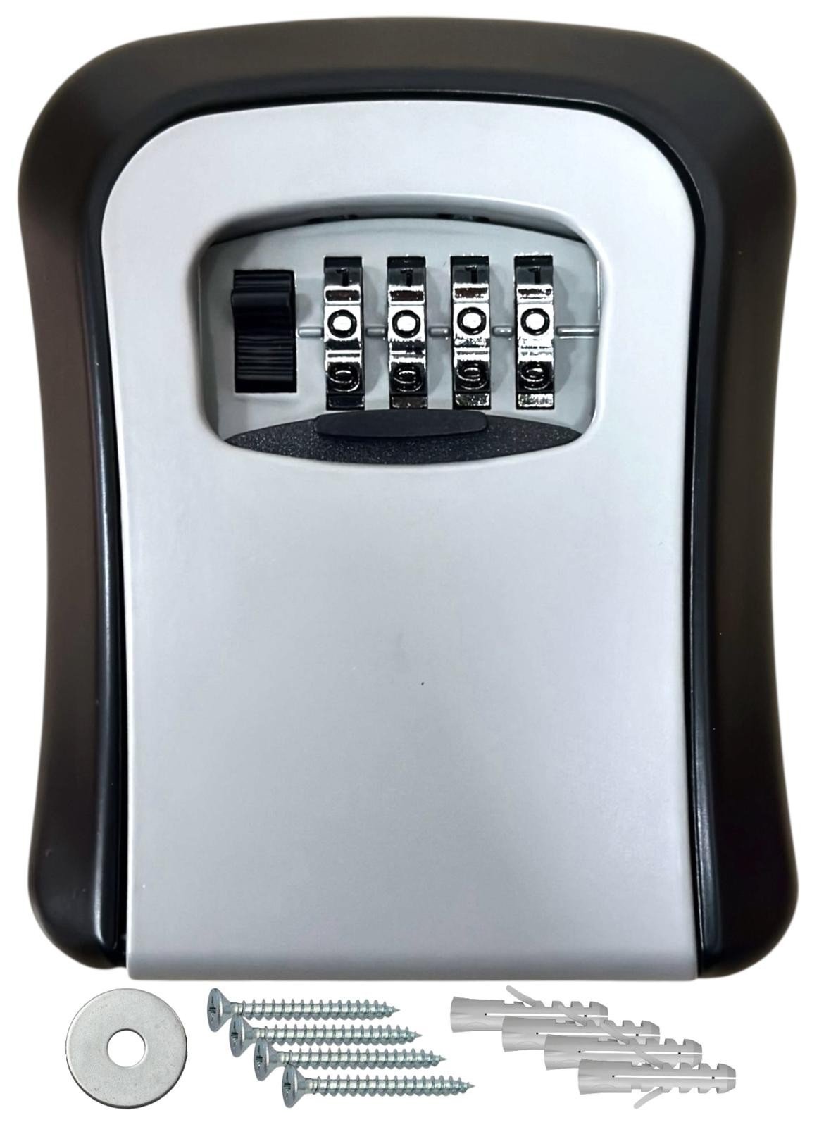 WALL MOUNTED KEY SAFE 4 DIGIT COMBINATION KEY SAFE OUTDOOR SECURITY KEY LOCK BOX