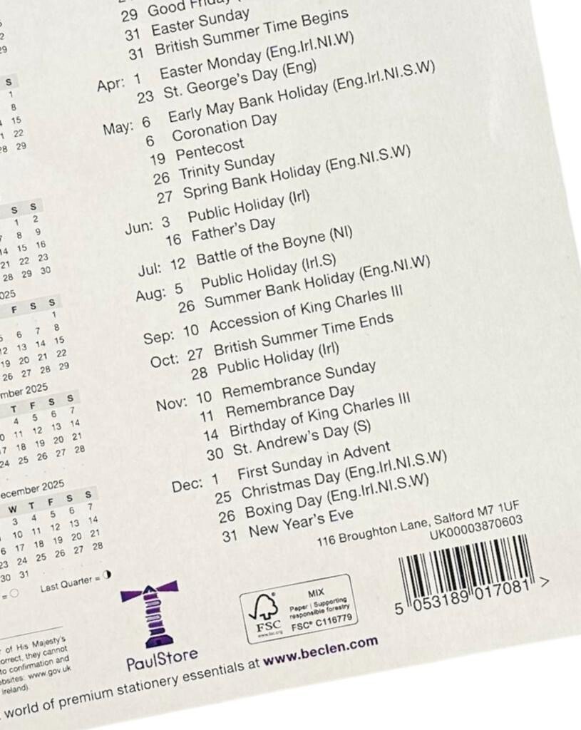 2026 Wall Calendar Calendar Large - 3 Months to View Planner Easy View Calendar