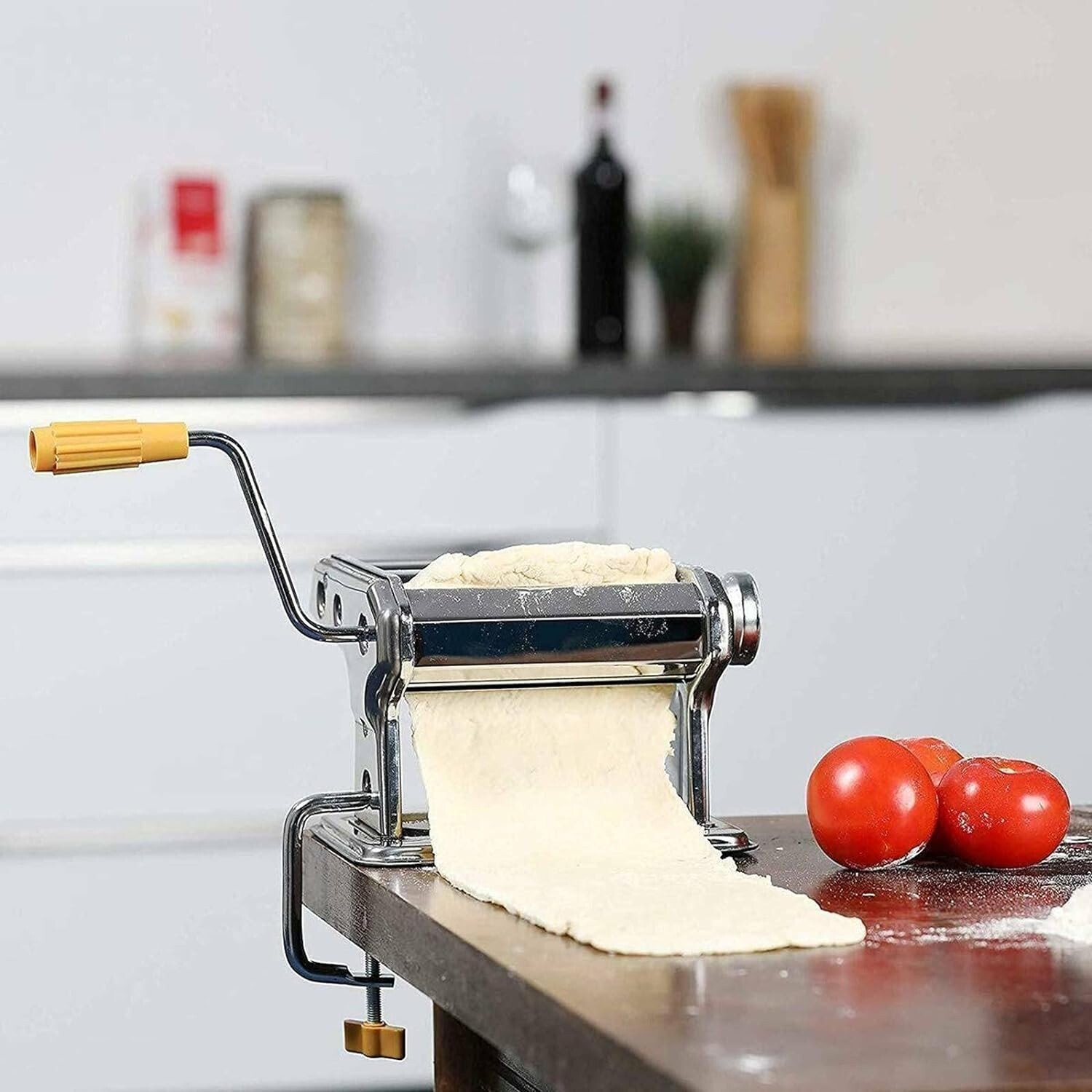 STAINLESS STEEL PASTA LASAGNE SPAGHETTI TAGLIATELLE RAVIOLI MAKER MACHINE 9 FUNC