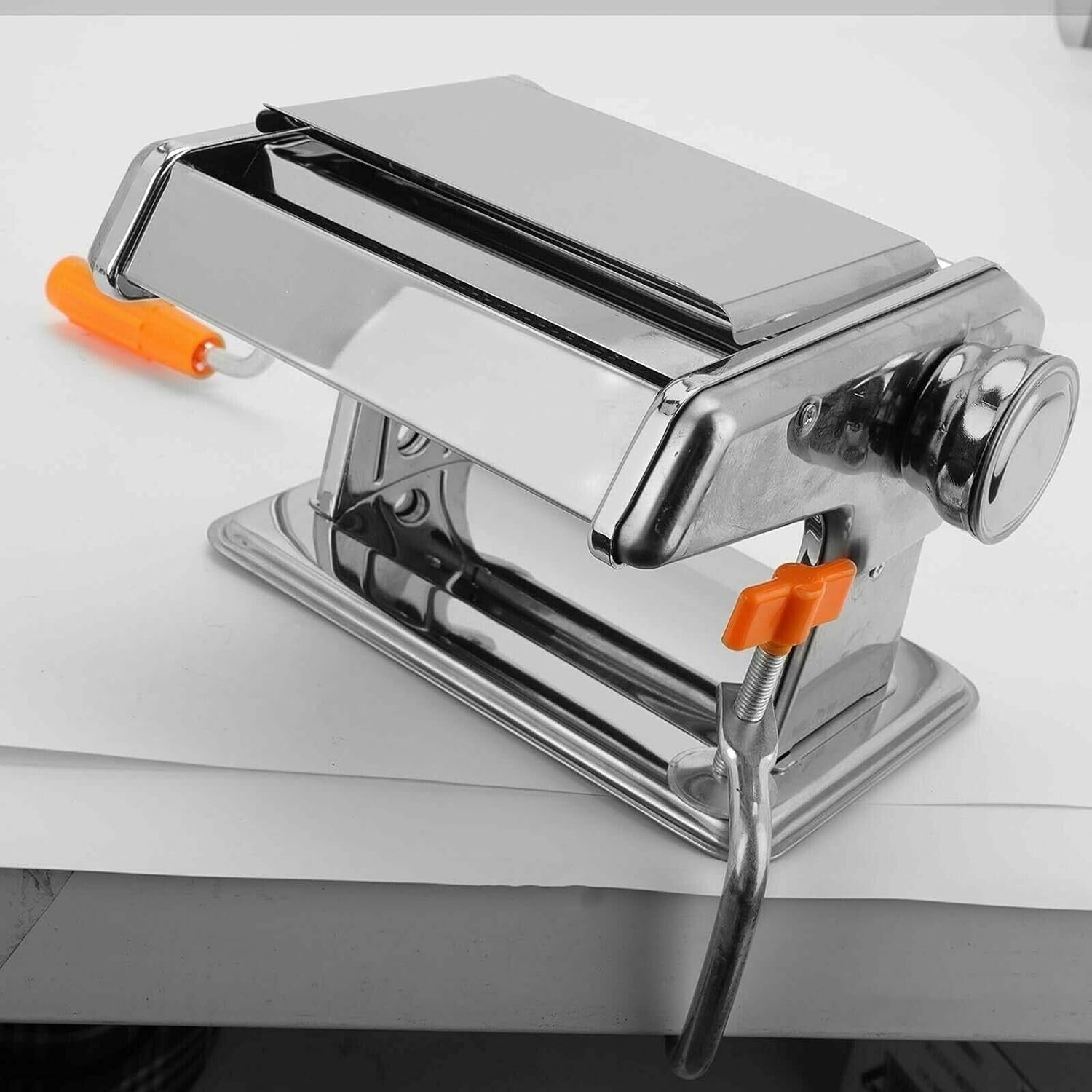 STAINLESS STEEL PASTA LASAGNE SPAGHETTI TAGLIATELLE RAVIOLI MAKER MACHINE 9 FUNC