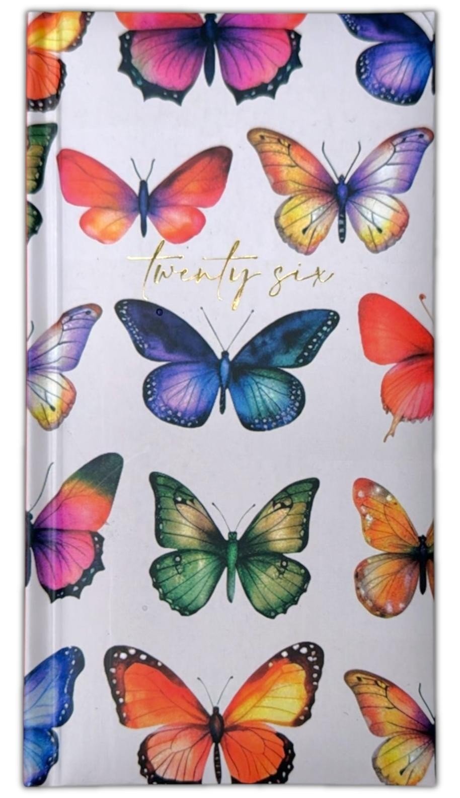 2026 DIARY POCKET SMALL / SLIM LINE METAL CORNER WEEK TO VIEW CUTE FASHION DIARY