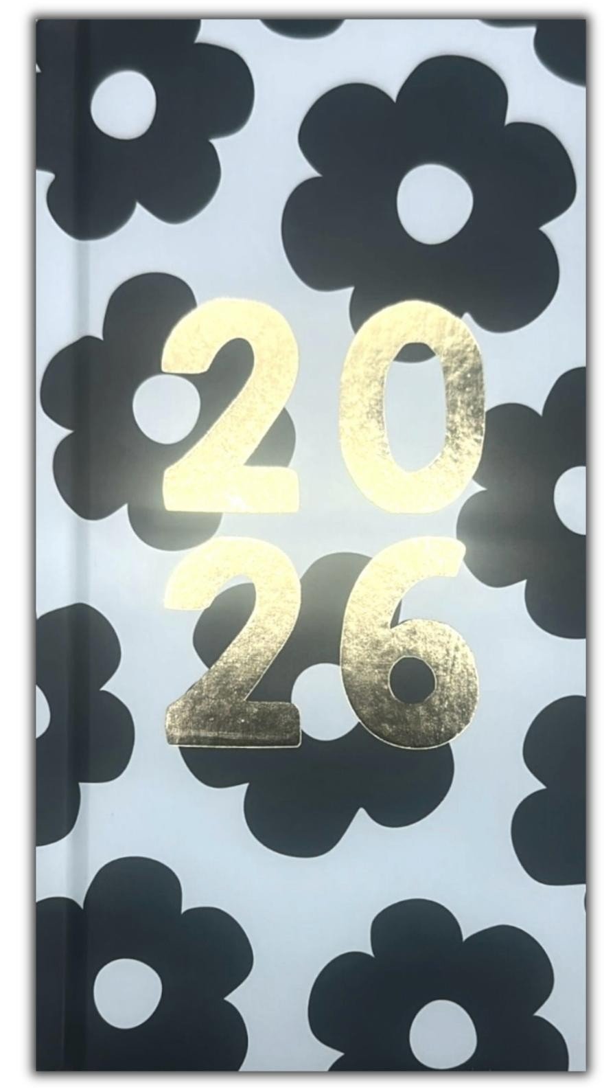 2026 DIARY POCKET SMALL / SLIM LINE METAL CORNER WEEK TO VIEW CUTE FASHION DIARY