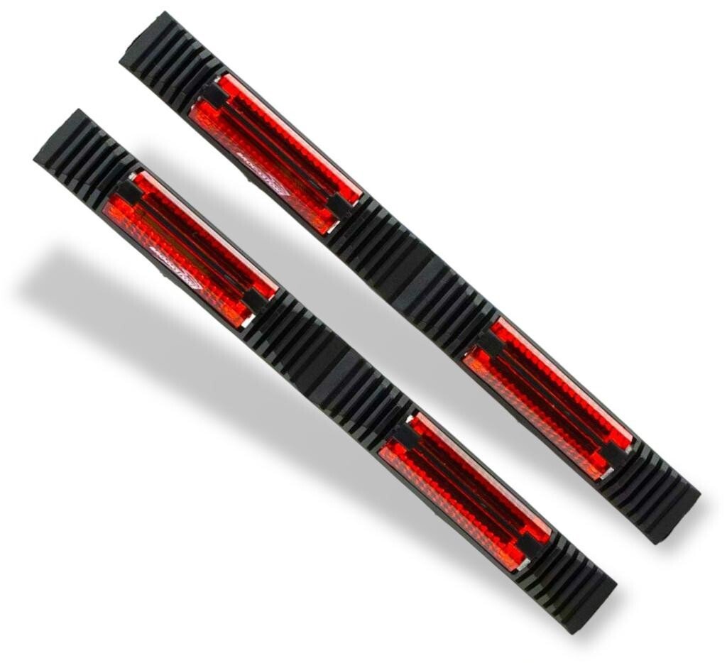 2 x Car Door Protectors Reflectors Door Guards Prevent Scratches Protect Edges