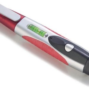 Mini Red Tool Screwdriver with LED Torch and Spirit Level – stocking filler Dad