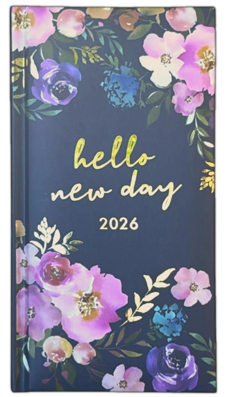 2026 DIARY POCKET SMALL / SLIM LINE METAL CORNER WEEK TO VIEW CUTE FASHION DIARY