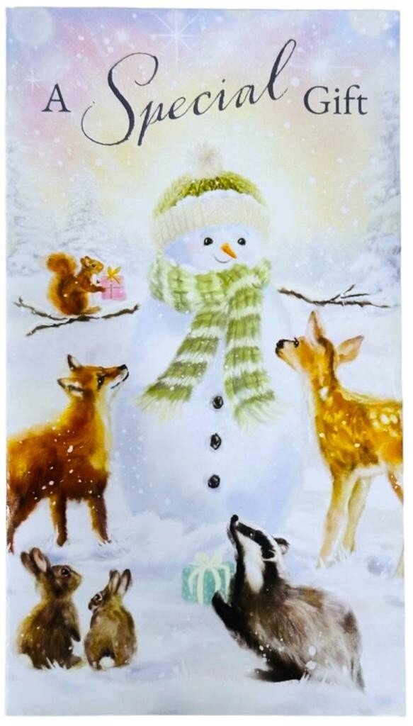 24 x Christmas Money Envelopes Gift Card Voucher Wallet Self-Sealing Xmas Gift