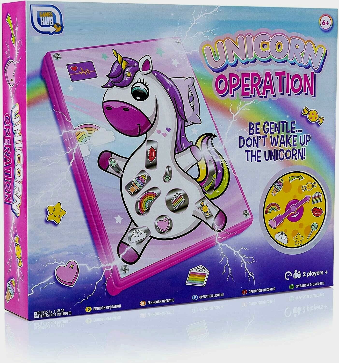 Unicorn Operation Game Kids Girls Family Fun Skills Classic Board Game Play Gift