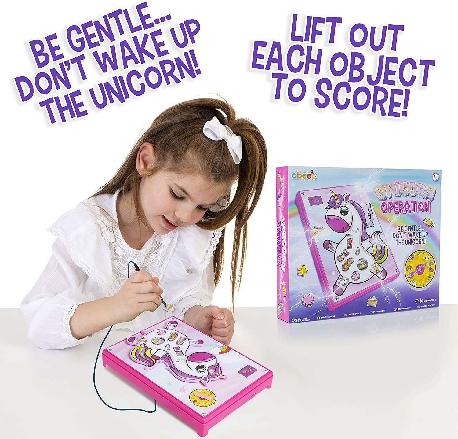 Unicorn Operation Game Kids Girls Family Fun Skills Classic Board Game Play Gift