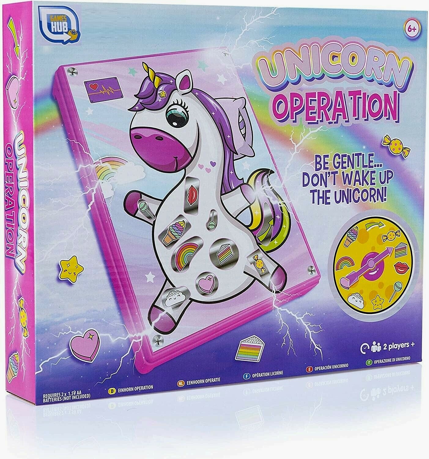 Unicorn Operation Game Kids Girls Family Fun Skills Classic Board Game Play Gift