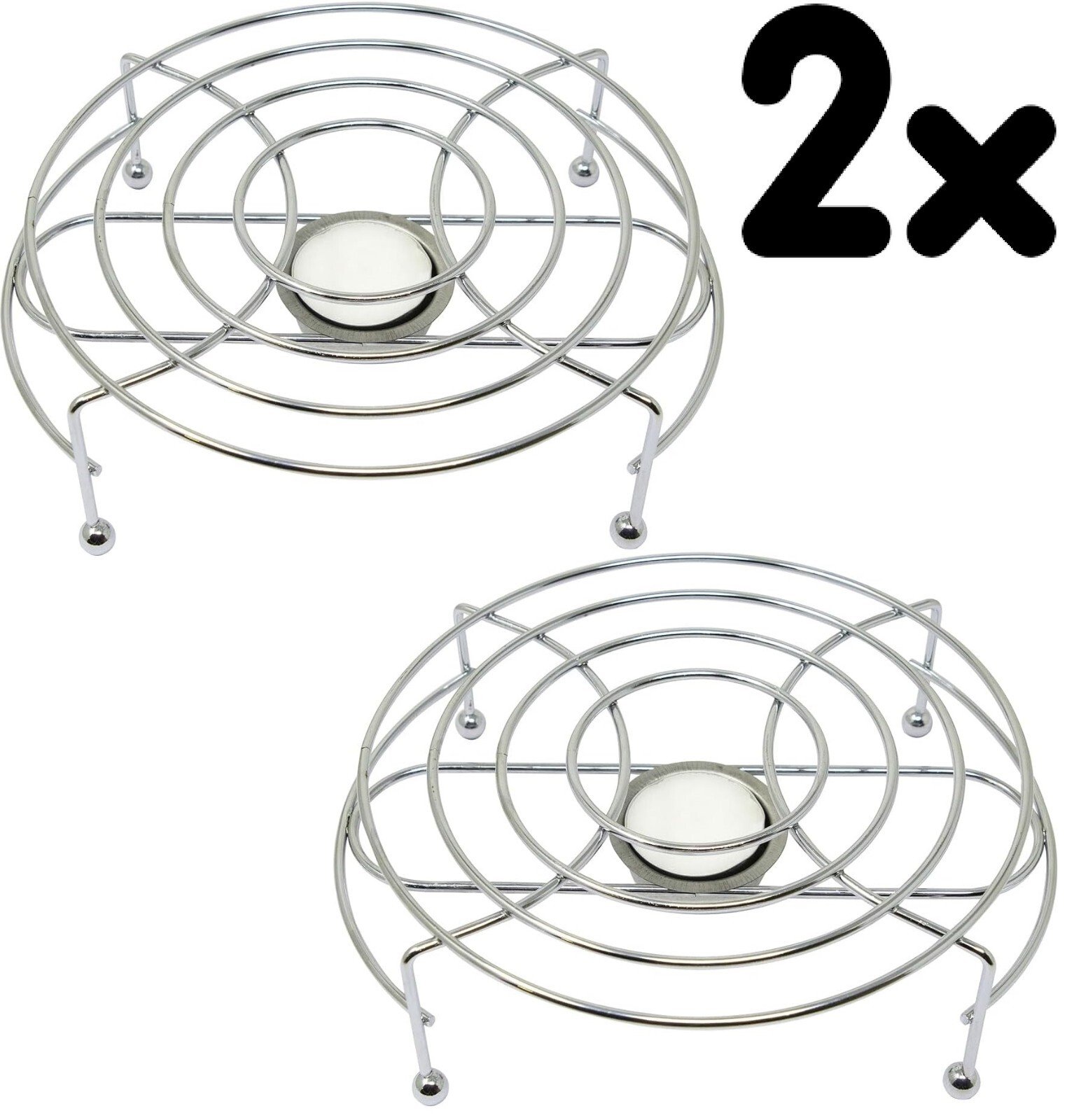 2X SINGLE FOOD DISH WARMER CHAFING CHROME PLATE BURNER HEAT WARM KITCHEN SERVING